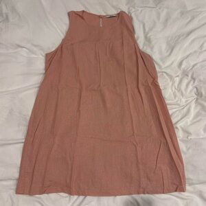 Sleeveless Linen Dress